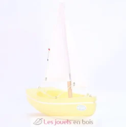 Bateau Le Sloop jaune 21cm - Maison Tirot