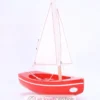 Bateau Le Sloop rouge 21cm - Maison Tirot