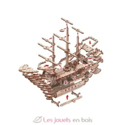 Bateau pirate - Puzzle 3D en bois - Mr. Playwood