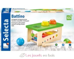 Battino jeu à marteler en bois coloré - Selecta