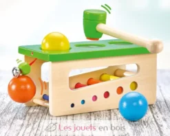 Battino jeu à marteler en bois coloré - Selecta