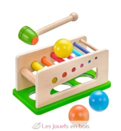 Battino jeu à marteler en bois coloré - Selecta