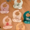 Bavoir en silicone Chewy l'éléphant - Sassi Junior