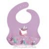 Bavoir en silicone Sparkly la licorne - Sassi Junior