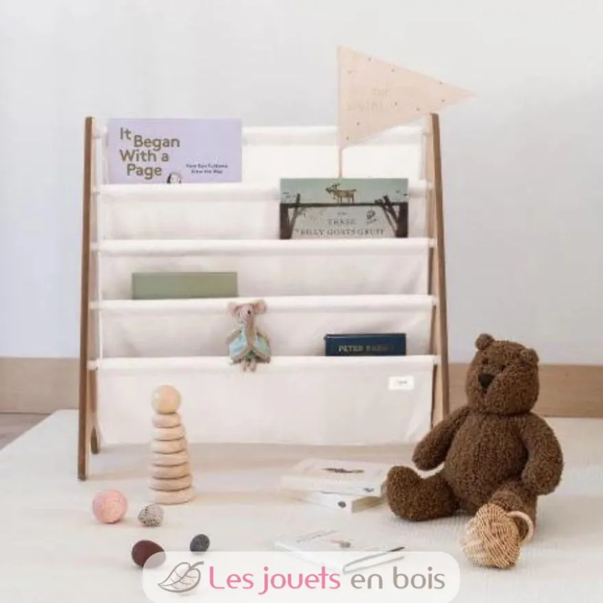 Bibliothèque enfant crème - 3 Sprouts
