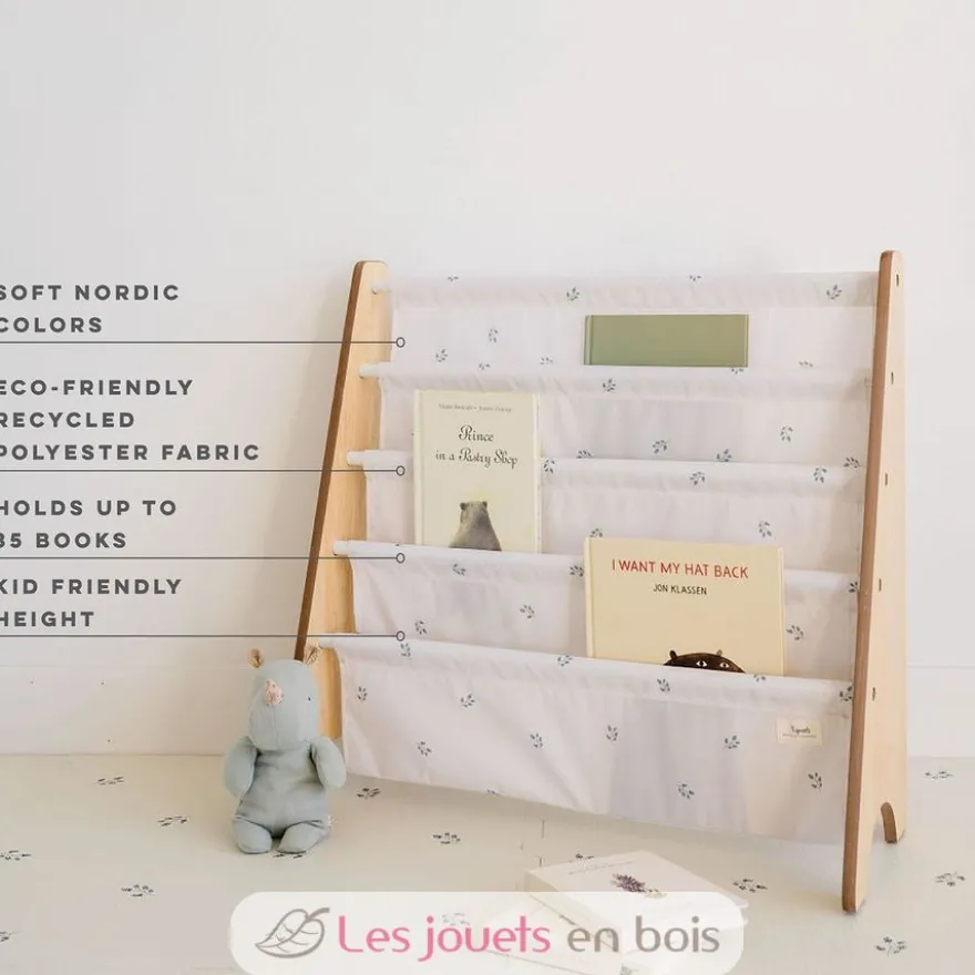 Bibliothèque enfant Myrtilles ivoire - 3 Sprouts