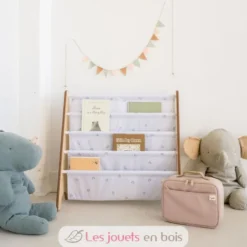 Bibliothèque enfant Myrtilles gris - 3 Sprouts