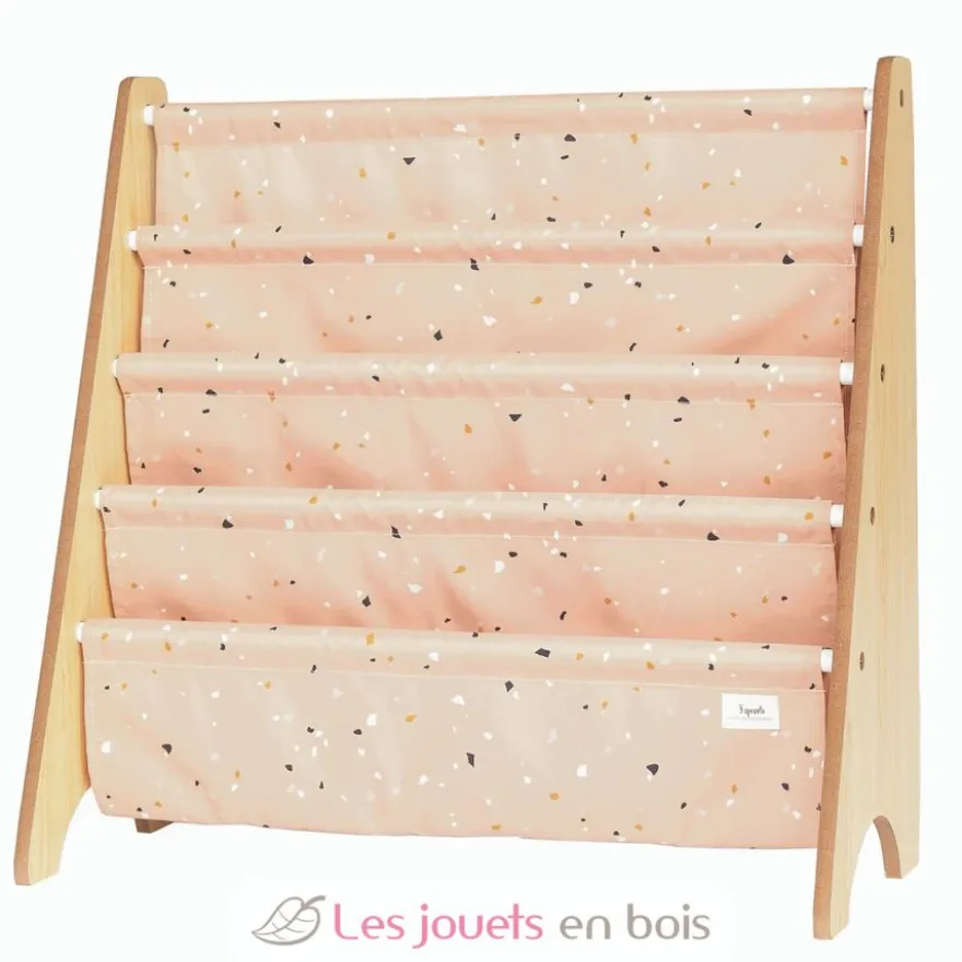 Bibliothèque enfant Terrazzo argile - 3 Sprouts