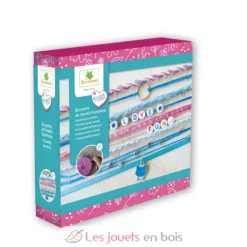 Bijoux Box - Bracelets d'amitié Kumihimo - Dès 7 ans - Sycomore