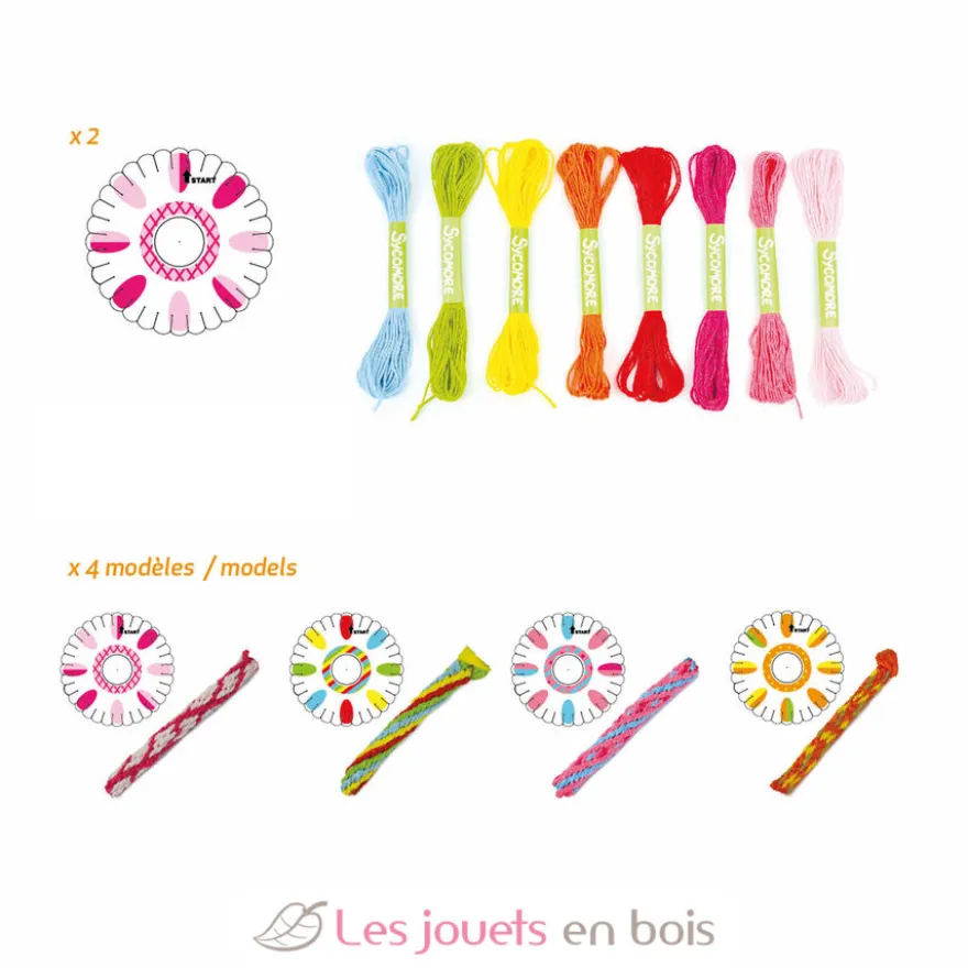 Bijoux Box - Kit créatif Bracelets d'amitié - Dès 7 ans - Sycomore
