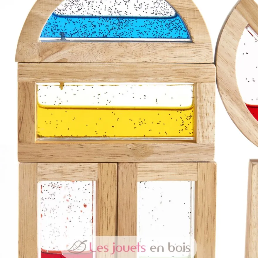 Blocs arc-en-ciel - Eau scintillante - Guidecraft