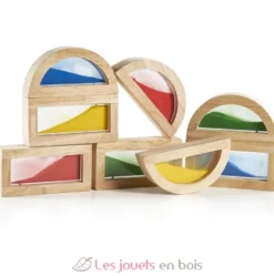 Blocs arc-en-ciel - Sable - Guidecraft