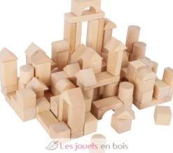 Blocs de construction 100 pcs bois naturel Small Foot Compagny