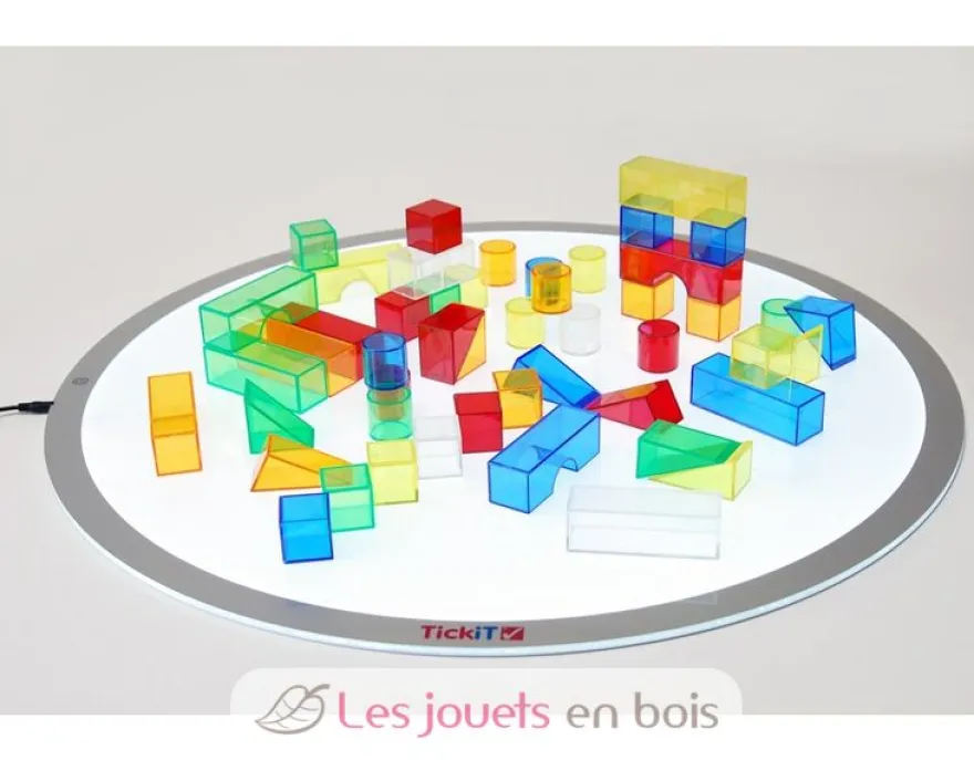 Blocs de couleur translucides 50 pcs - TickiT