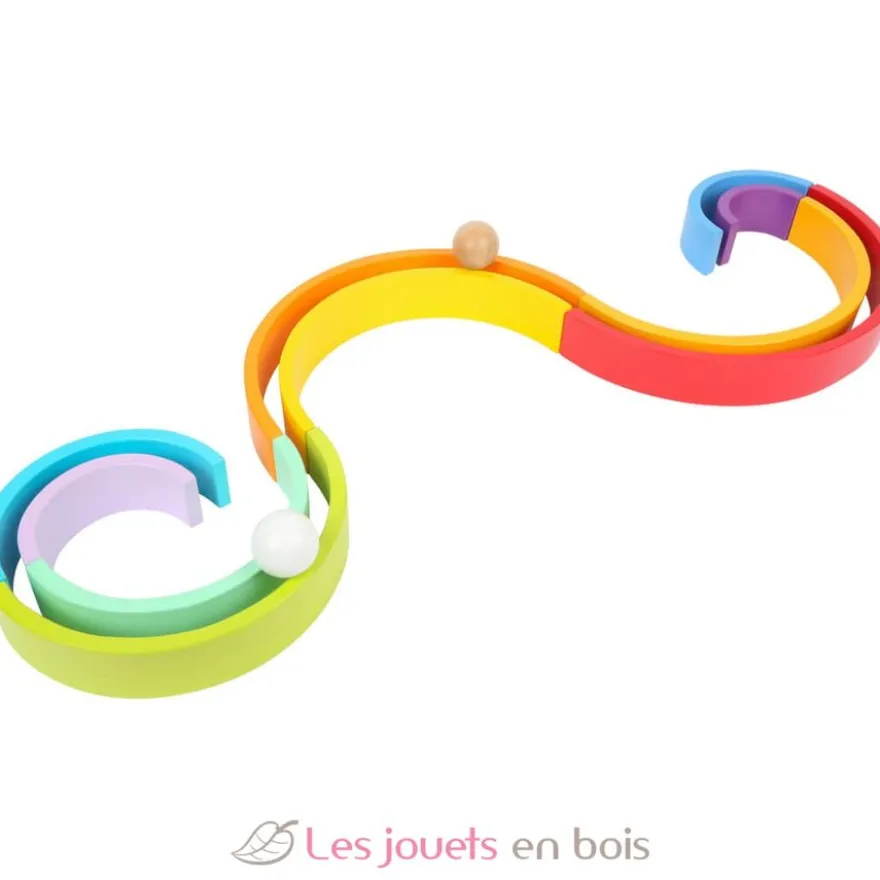Blocs en bois Arc-en-ciel XL multicolore - Small Foot Compagny