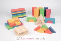 Blocs en bois géants arc-en-ciel - TickiT