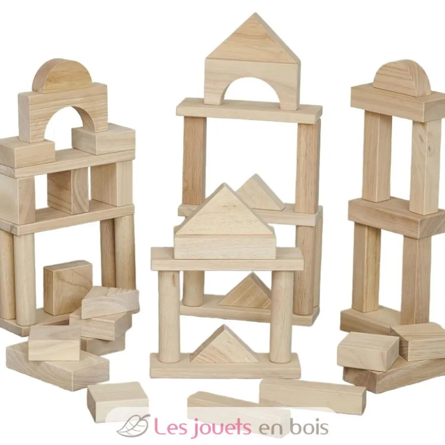 Blocs en bois géants naturel - TickiT