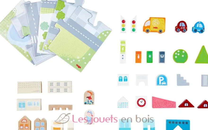 Blocs et puzzle vie citadine - Haba