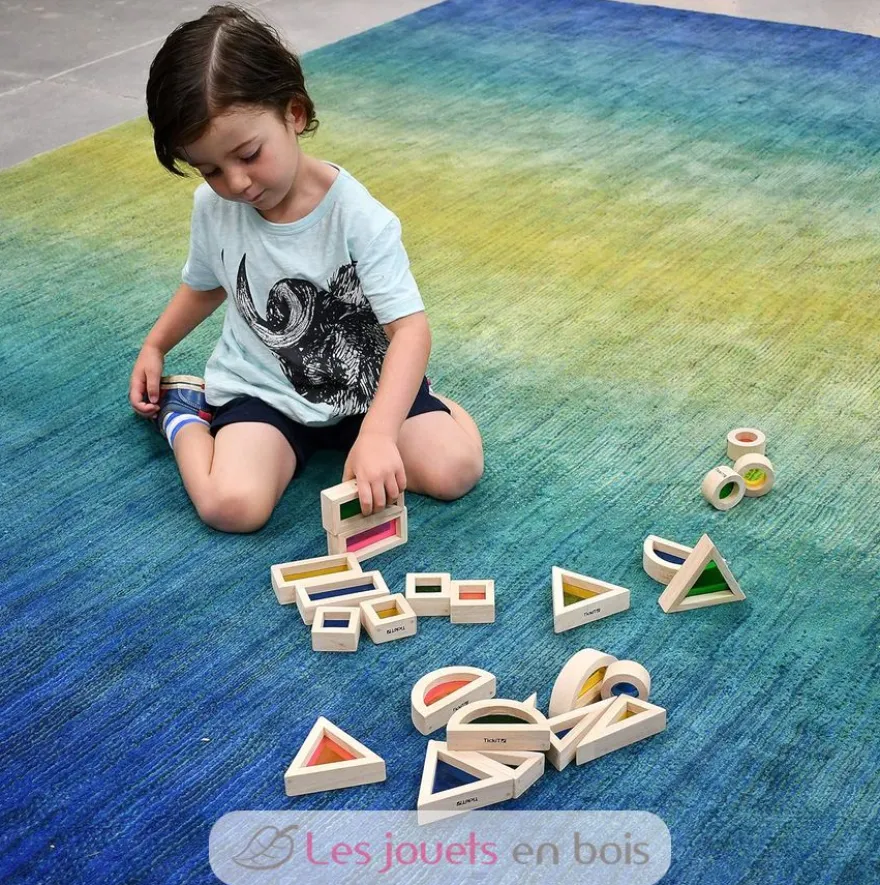 24 blocs sensoriels arc-en-ciel - TickiT