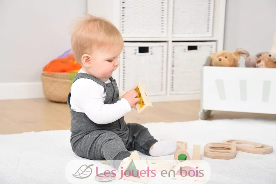24 blocs sensoriels arc-en-ciel - TickiT
