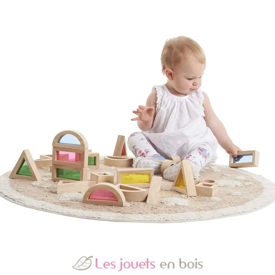24 blocs sensoriels arc-en-ciel - TickiT