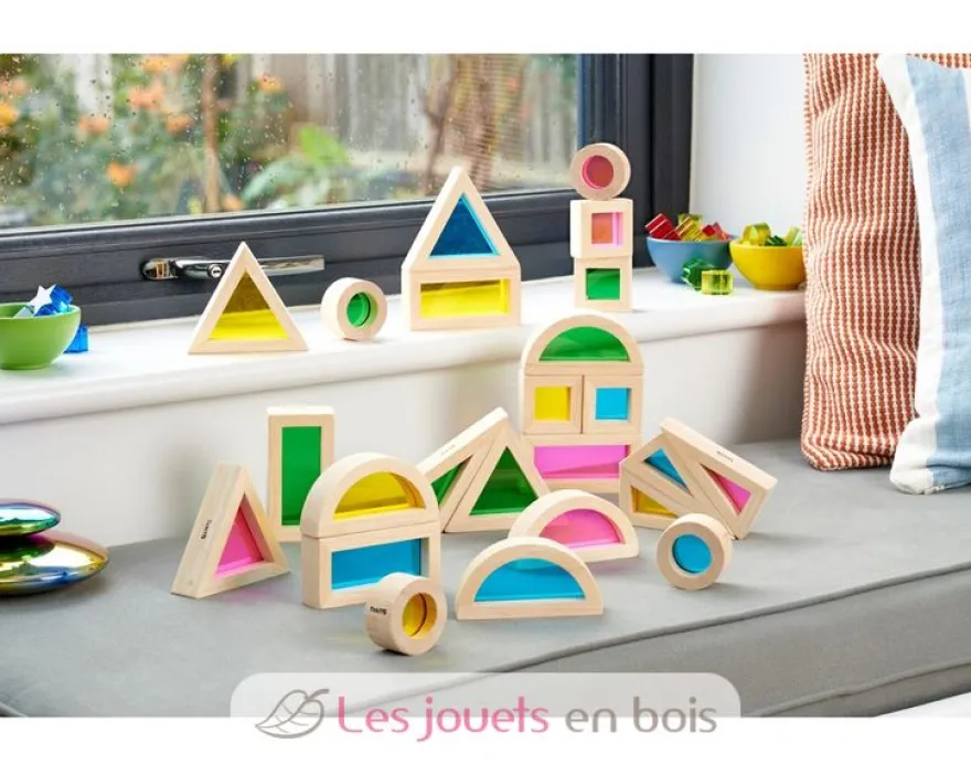 24 blocs sensoriels arc-en-ciel - TickiT