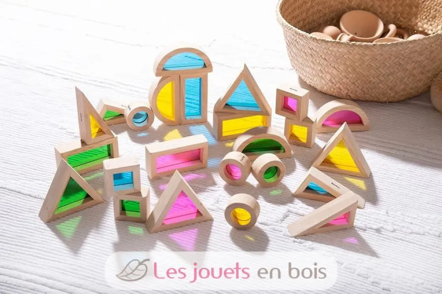24 blocs sensoriels arc-en-ciel - TickiT