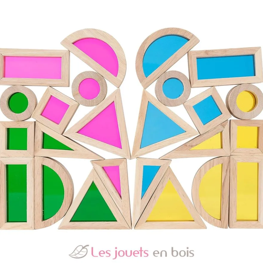 24 blocs sensoriels arc-en-ciel - TickiT