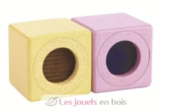 Blocs sensoriels pastel - Plan Toys