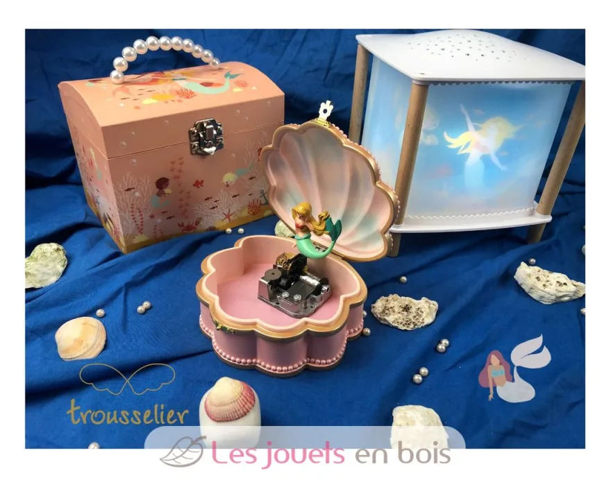 Boite à Bijoux Sirène Coquillage - Trousselier