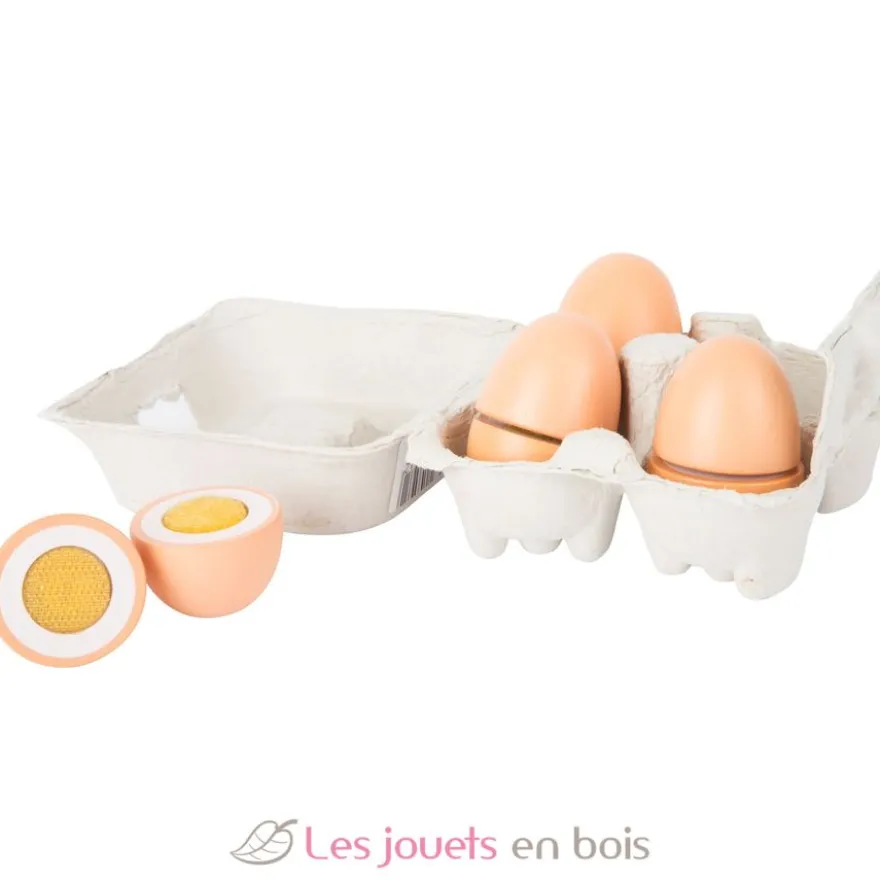 Boite d'œufs en bois à découper - Small Foot company