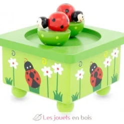 Boite à Musique Coccinelle feuille - Ulysse