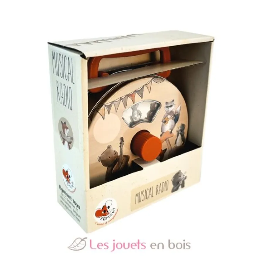 Boite à musique en métal Musiciens - Egmont Toys