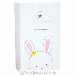Boite à musique Lapin Fleurs - Doudou et Compagnie