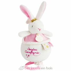 Boite à musique Lapin Fleurs - Doudou et Compagnie