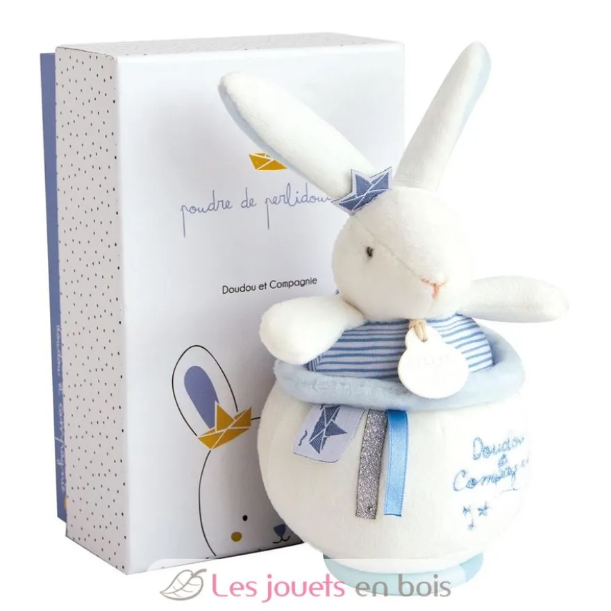 Boite à musique Lapin Matelot - Doudou et Compagnie