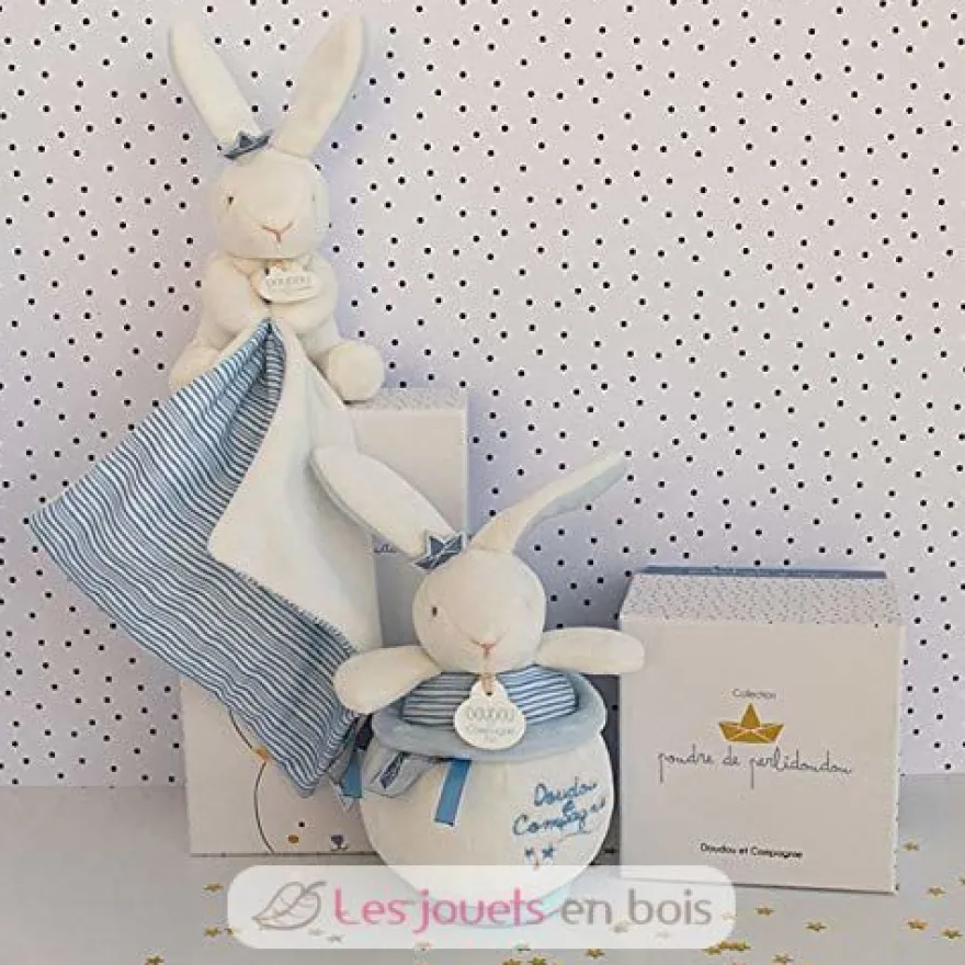 Boite à musique Lapin Matelot - Doudou et Compagnie
