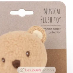 Boite à musique Ours Marcel en coton bio - Egmont Toys