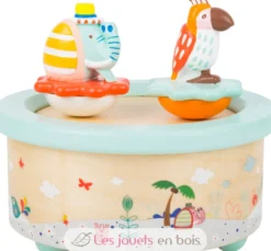 Boite à Musique Perroquet et Éléphant - Small Foot company
