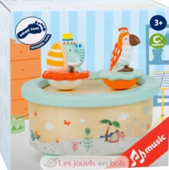 Boite à Musique Perroquet et Éléphant - Small Foot company