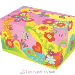 Boite à musique Prairie aux papillons - Multicolore - Goki