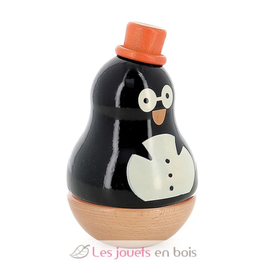 Boite à musique René le pingouin noir - Vilac