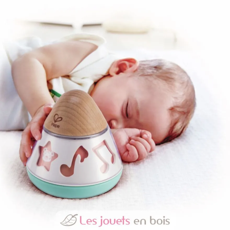 Boite à musique Tourne en rond turquoise - Dès la naissance - Hape