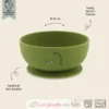 Bol en silicone avec ventouse Mr Dino - Trixie