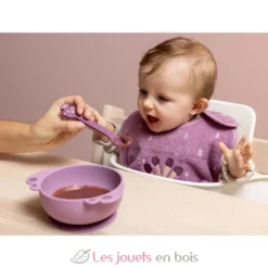 Bol en silicone avec ventouse Mrs Peacock - Trixie