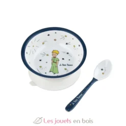 Bol ventouse avec cuillère en mélamine - Le Petit Prince - Petit Jour