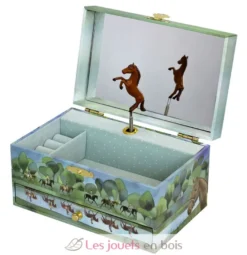Boîte à bijoux musicale Cheval Normandie - Trousselier
