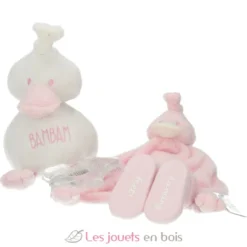Boîte cadeau de naissance, rose - Bambam