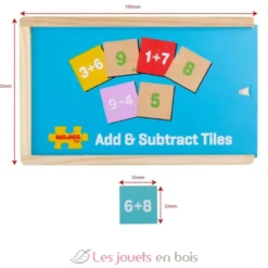 Boîte d'addition et de soustraction - Bigjigs Toys