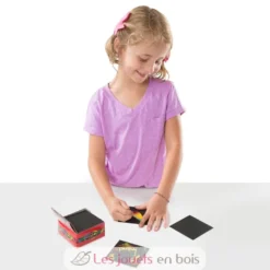 Boîte de mini-notes arc-en-ciel Scratch Art - Melissa & Doug